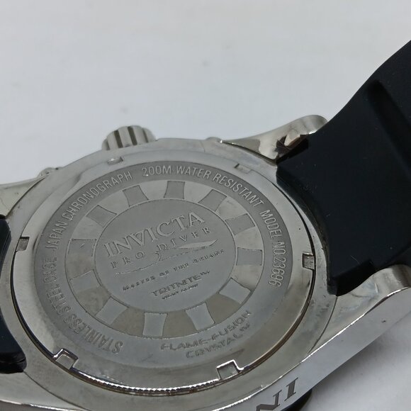 Invicta Black and Silver Men's Watch - Picture 8 of 10